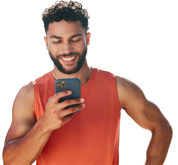 Athlete texting their Ryke AI coach